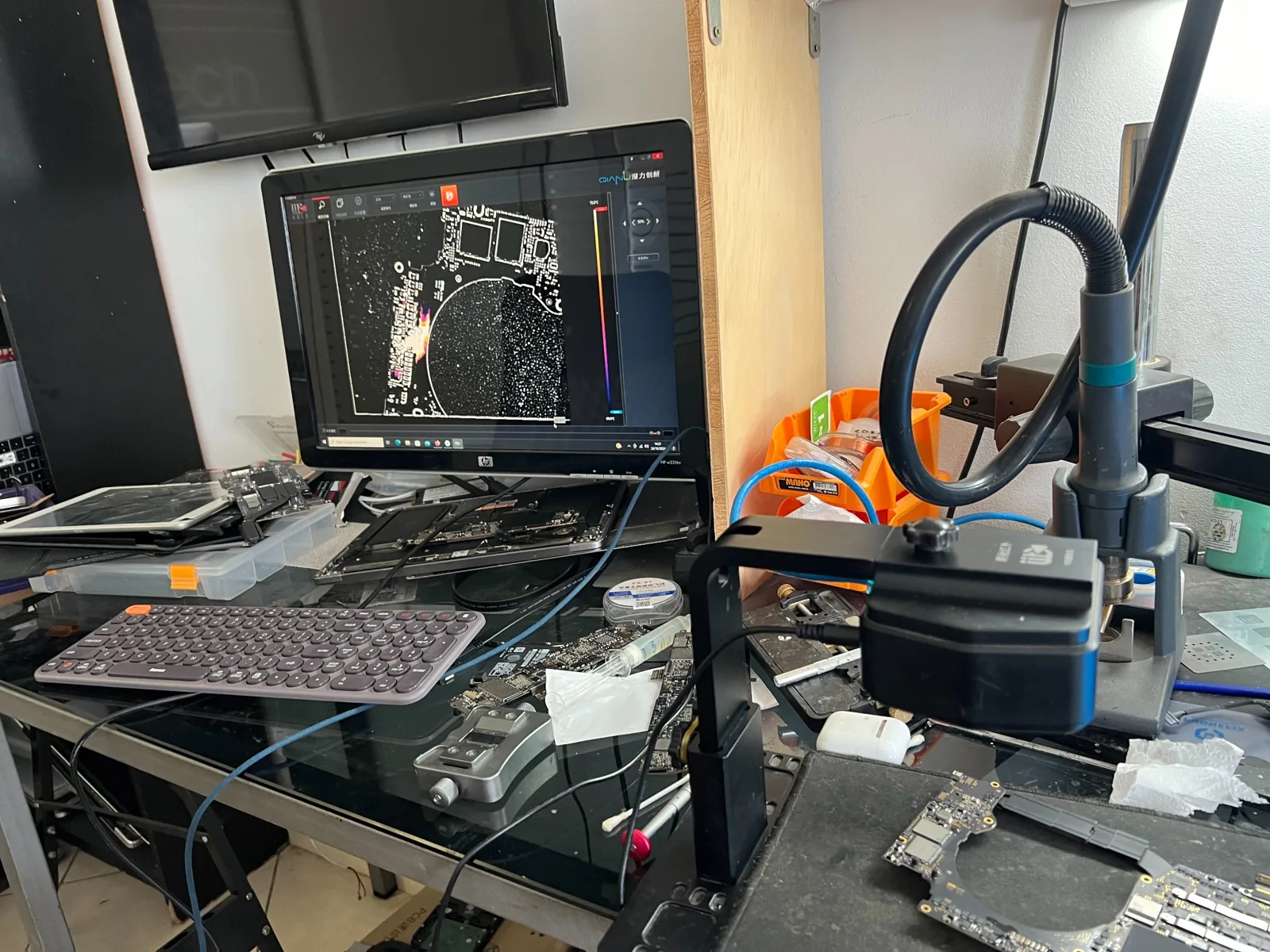 MacBook mouillé : intervention à l’atelier